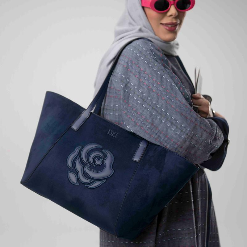  کیف مدل رز سرمه ای