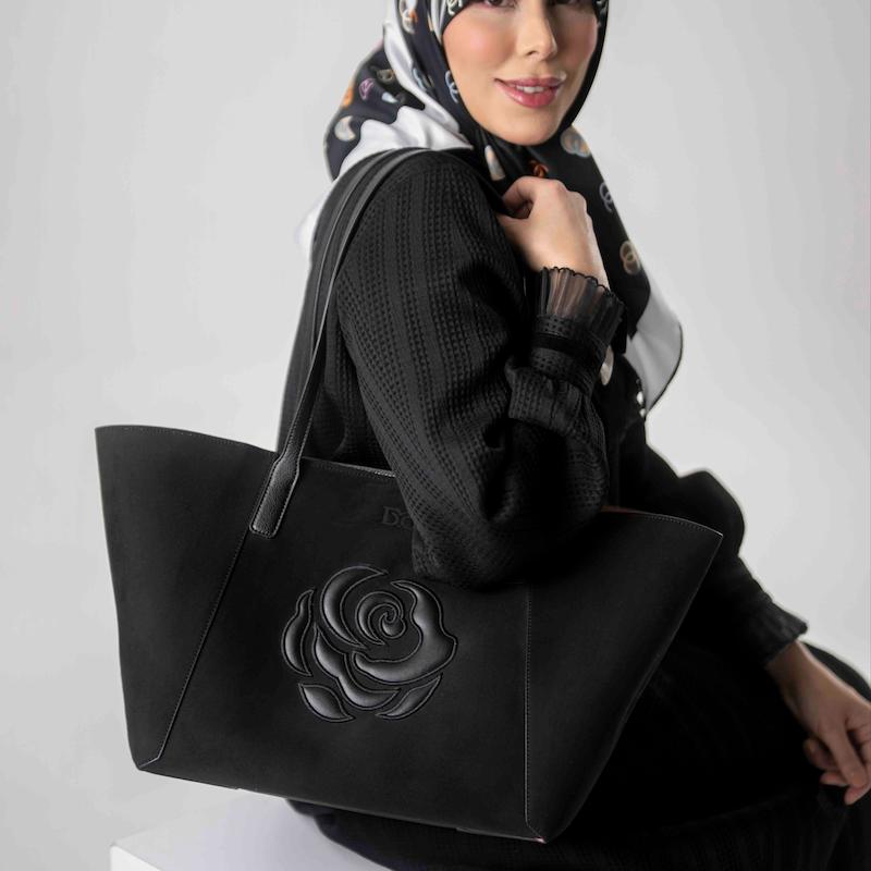  کیف مدل رز مشکی 