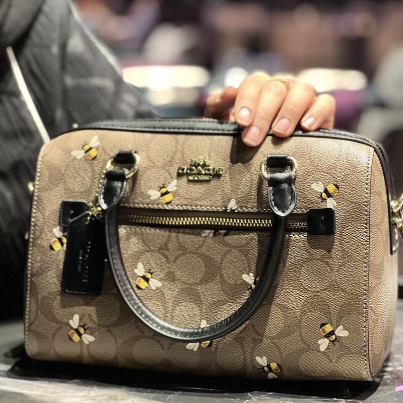 کیف کوچ صندوقی زیپ دار مدل زنبوری (سفارشی)