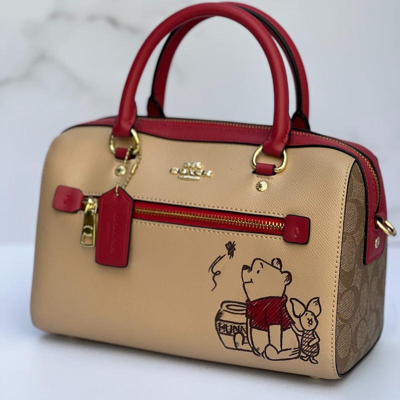 کیف کوچ صندوقی زیپ دار مدل pooh