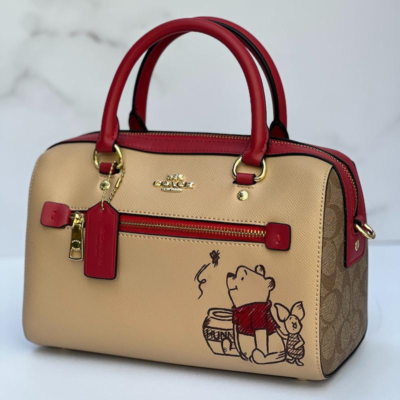 کیف کوچ صندوقی زیپ دار مدل pooh