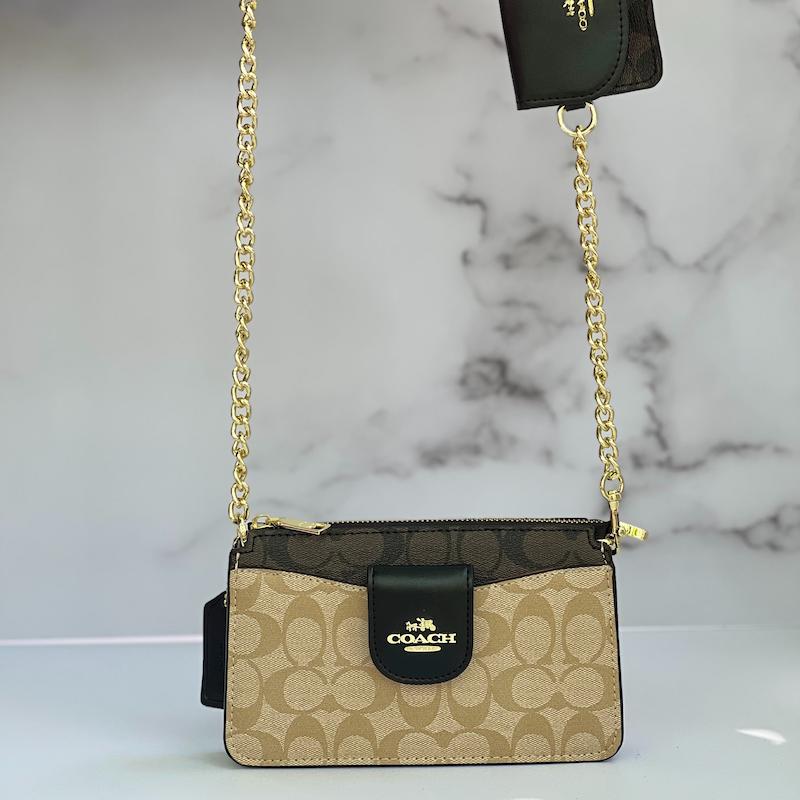 کوچ دو تکه کرم قهوای