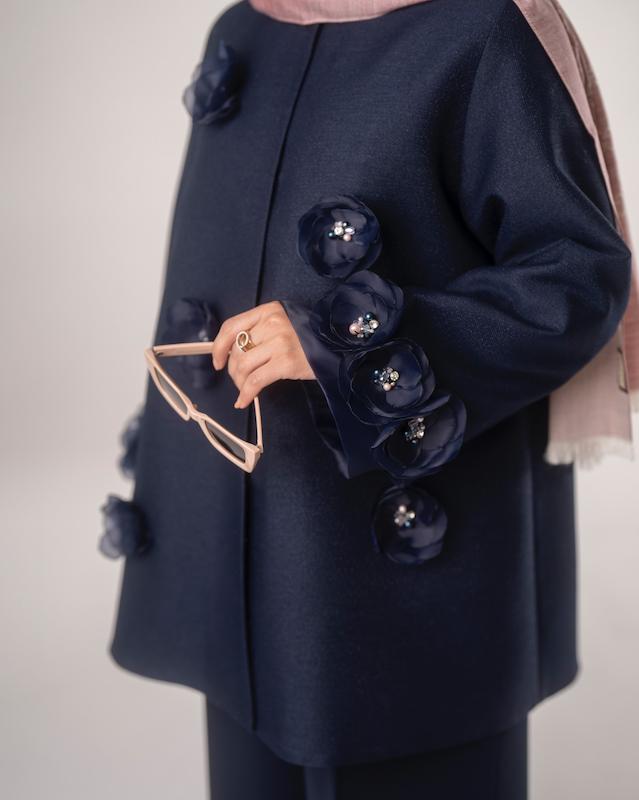 مانتو دیاموند سرمه ای
