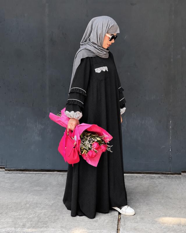 عبا خالدار مشکی