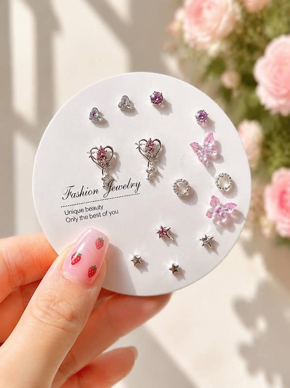 پک گوشواره۷جفتی قلم قلب🌼🛍️💓