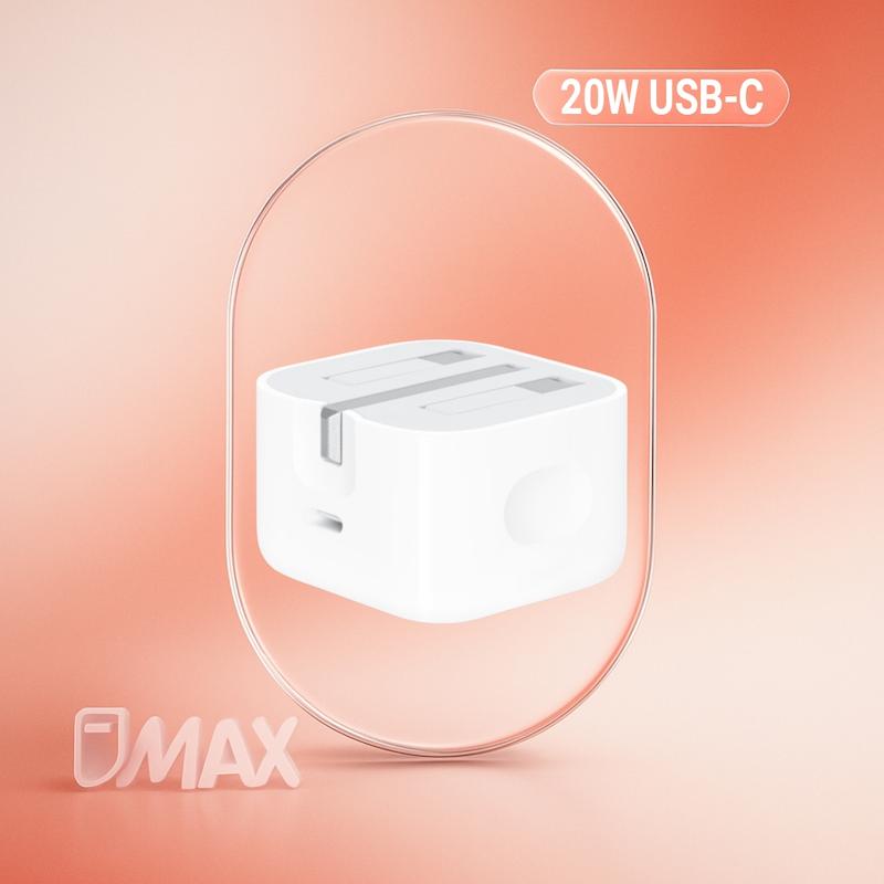 شارژر دیواری 20 وات اپل مدل 20W USB-C کپی ۱۲ پین