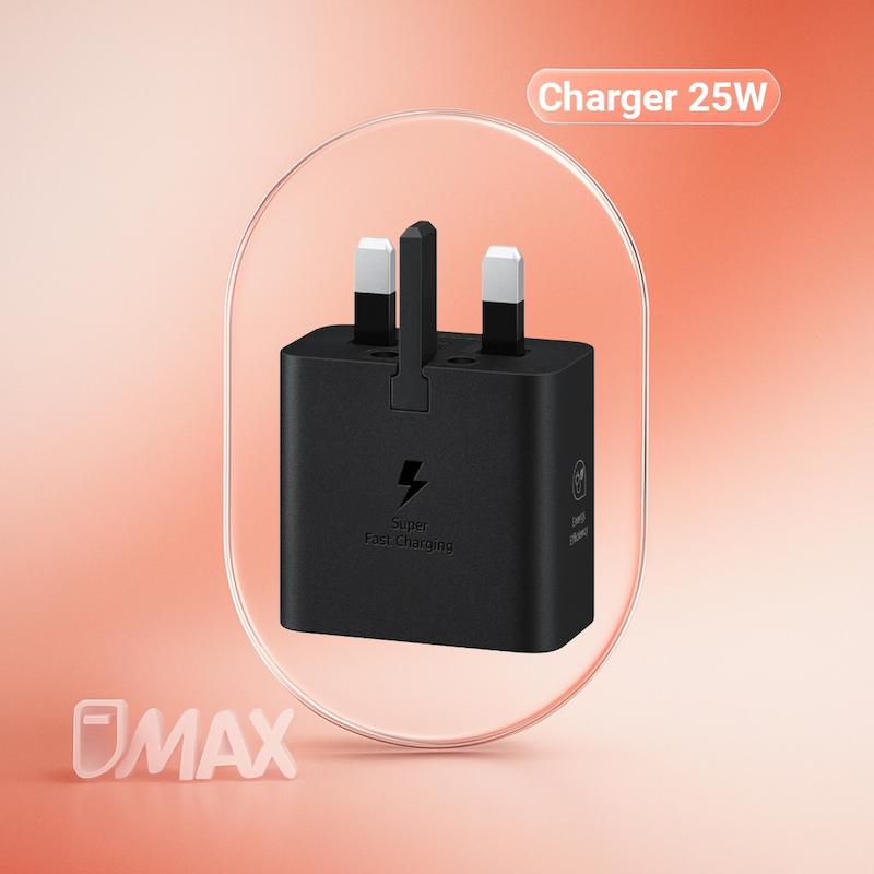 شارژر دیواری ۲۵ وات سامسونگ مدل 25W USB-C-درجه AA