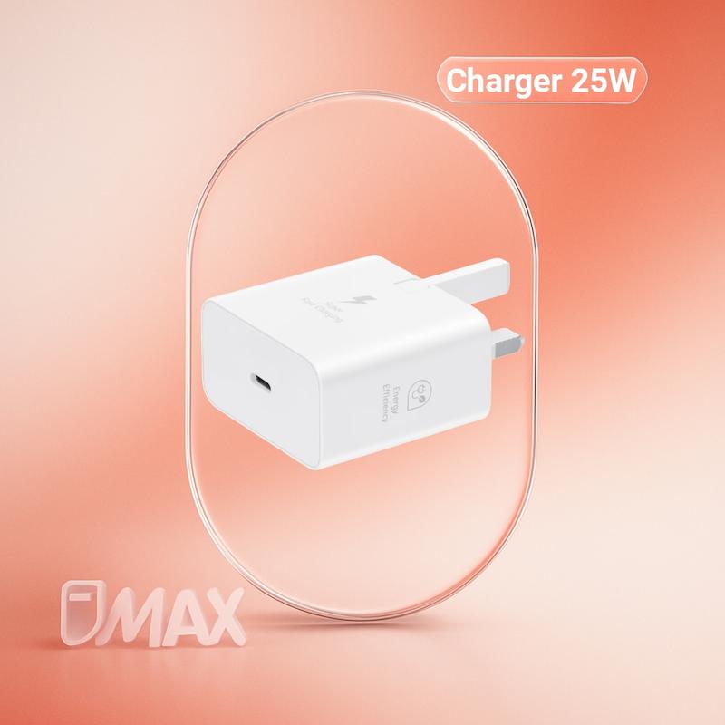 شارژر دیواری ۲۵ وات سامسونگ مدل 25W USB-C-کپی