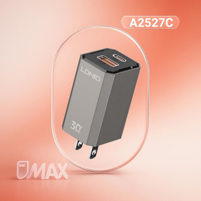 شارژر دیواری 30 وات الدینیو مدل مدل A2527C به همراه کابل USB-C