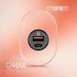 شارژر فندکی 36 وات الدینیو مدل C510 به همراه کابل USB-C