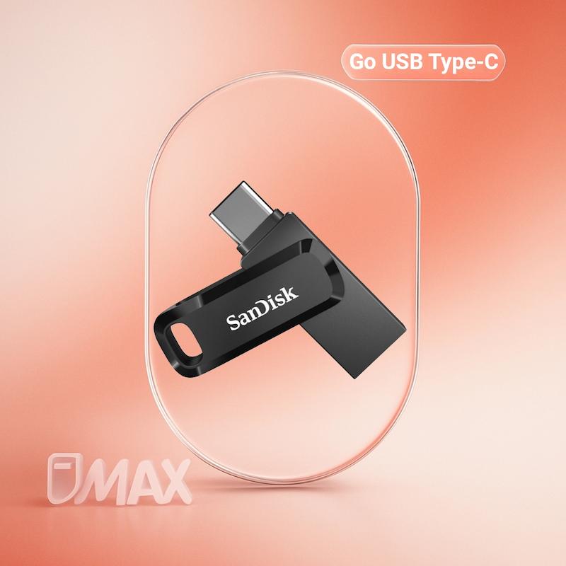 فلش مموری سن دیسک مدل Ultra Dual Drive GO USB Type-C ظرفیت 64 گیگابایت