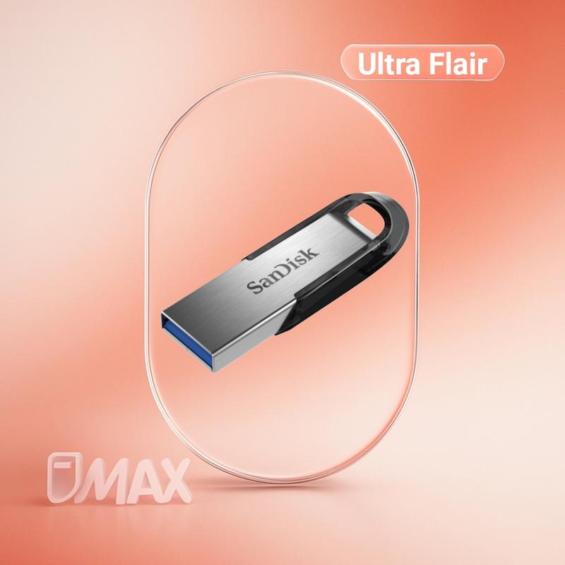 فلش مموری سن دیسک مدل Ultra Flair CZ73 ظرفیت 64 گیگابایت