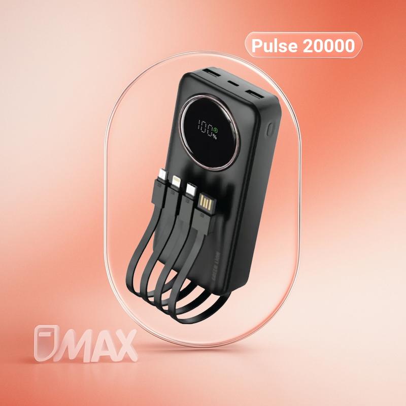 پاوربانک گرین لاین مدل Pulse با ظرفیت 20000 میلی آمپر ساعت