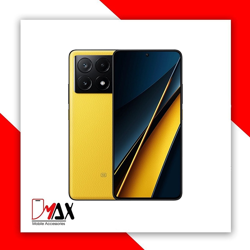 گوشی موبایل شیائومی مدل Poco X6 Pro دو سیم کارت ظرفیت 256 گیگابایت و رم 8 گیگابایت + همراه با گلس