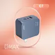 شارژر دیواری 65 وات الدینیو مدل LDNIO Q7 به همراه کابل دو سر تایپسی 