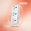 چندراهی برق LDNIO SC3317 با 3 پریز یونیورسال و شارژ سریع 30 وات PD/QC