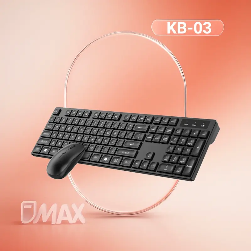 ست کیبورد و موس بی‌سیم سلبریت مدل Celebrat KB-03