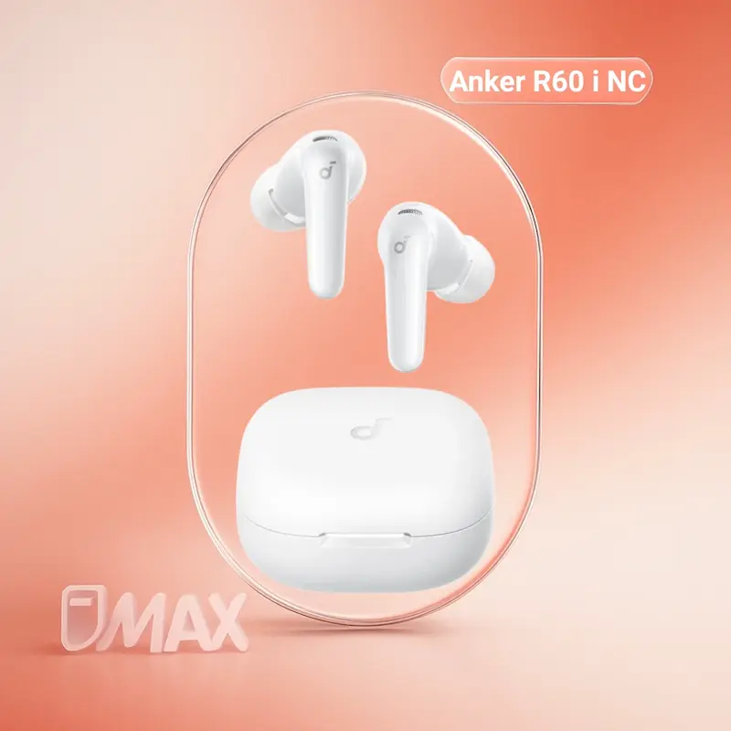 هندزفری بلوتوثی انکر Soundcore R60i NC نویز کنسلینگ هوشمند ANC صدای Hi-Res و شارژدهی 50 ساعت