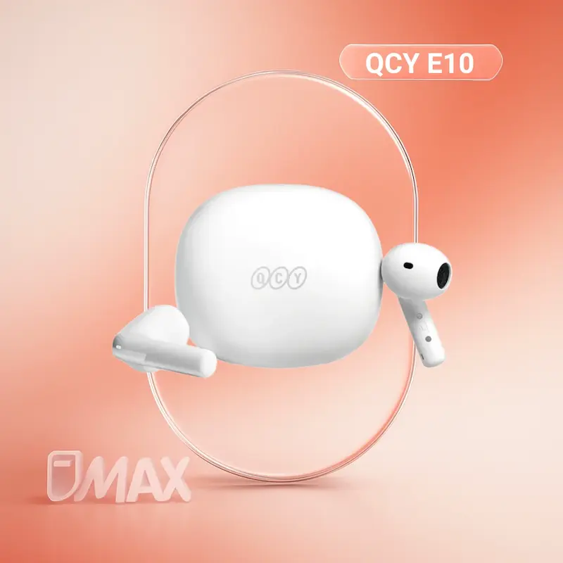 هندزفری بلوتوثی کیو سی وای QCY AilyBuds E10 با گواهی Hi-Res Audio، کدک LDAC، بلوتوث 5.4 و شارژدهی تا 27 ساعت