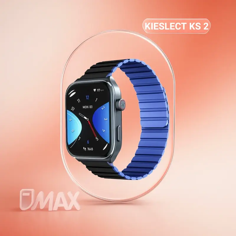 ساعت هوشمند کیسلکت Kieslect KS2 نمایشگر AMOLED 2.01 اینچ مکالمه بلوتوثی پایش سلامت و باتری ۹ روزه
