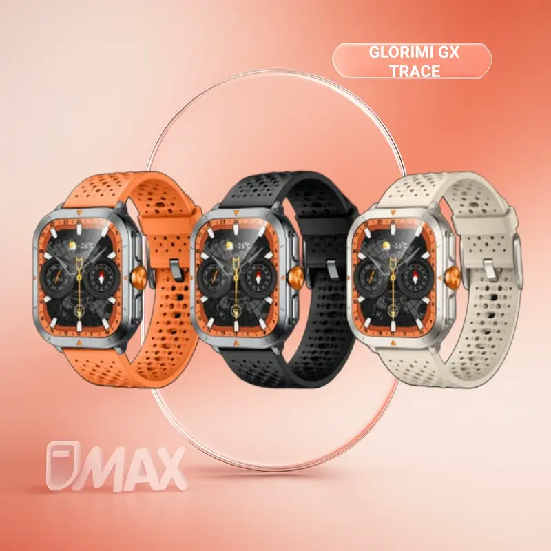 ساعت هوشمند گلوریمی Glorimi GX Trace  نمایشگر AMOLED GPS داخلی مکالمه بلوتوثی و باتری ۱۰ روزه