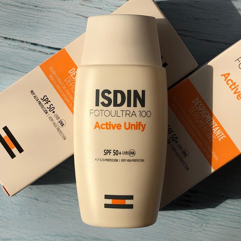 ضد آفتاب ایزدین مدل اکتیو یونیفای ضد لک SPF 50 50 میل