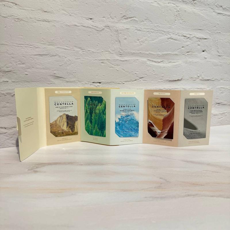 پک ساشه‌ای ضدآفتاب‌های سنتلا اسکین 1004 SKIN 1004 Sun Trial Kit