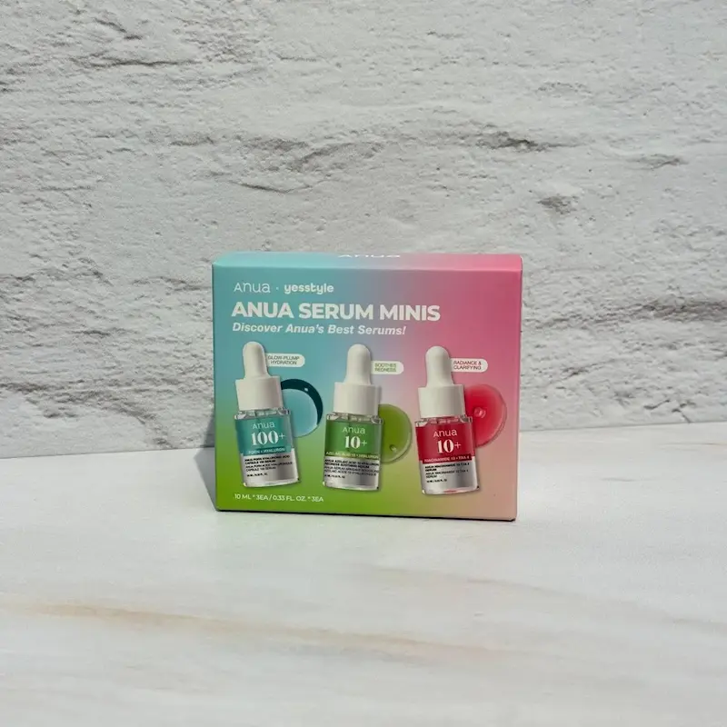 ست سرم‌های سه‌گانه مینی سایز آنوا X یس‌استایل Anua X Yesstyle Serum Minis 