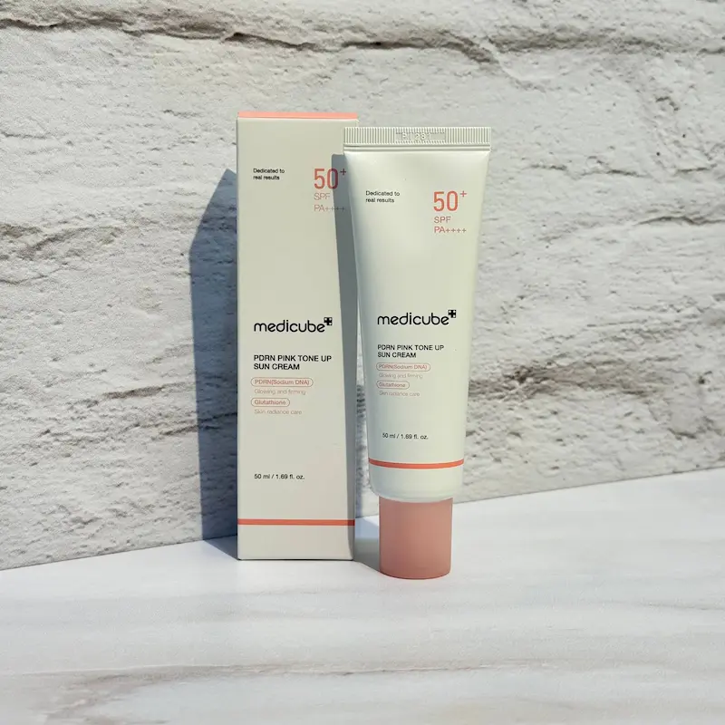 ضد آفتاب تون آپ PDRN مدی کیوب Medicube PDRN Pink Tone Up Sun Cream