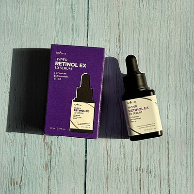 هایپر سرم رتینول ضد چروک و تسکین دهنده ایزنتری 20 میل Isntree Hyper Retinol EX 1.0 Serum 