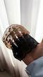 تل مو زنانه گیپور خامه دوزی مدل (شکوفه)