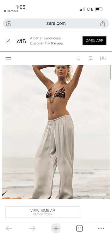 شلوار Zara|4772/420/806