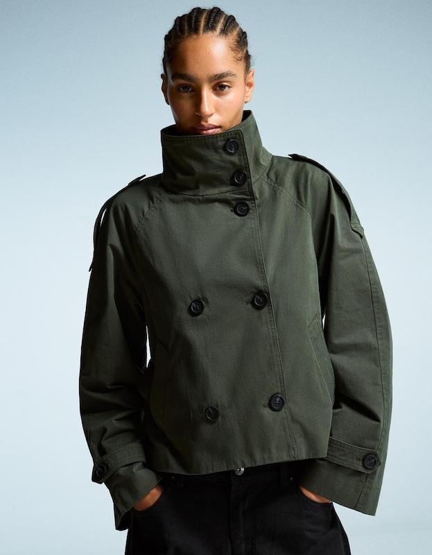 ترنچ کت Bershka|6620/085