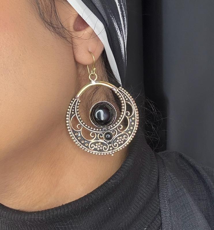 گوشواره اونیکس