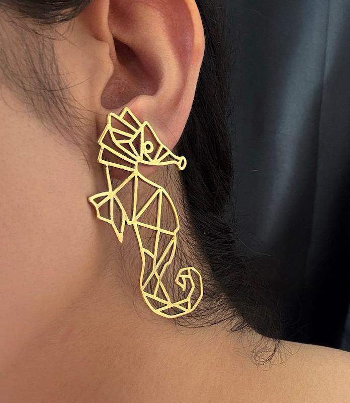 گوشواره اسب ابی 