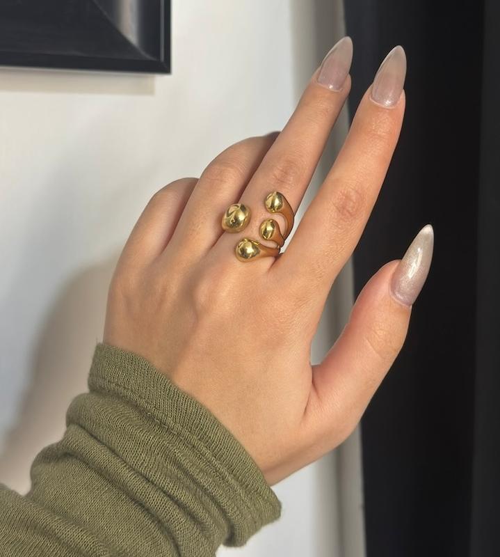 انگشتر مینیمال قابل تنظیم