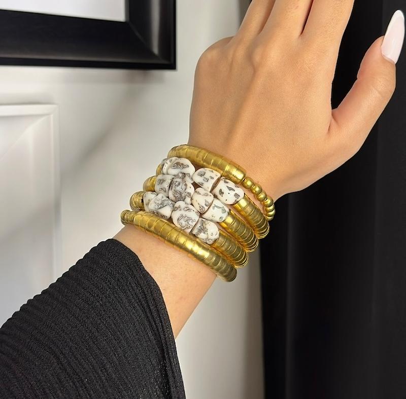 دستبند انعطاف پذیر برنجی 