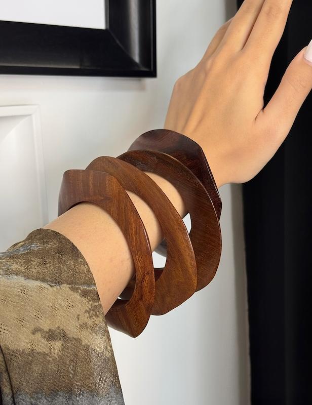 النگوی چوبی بلوط ( دونه ای )