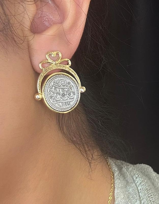 گوشواره سکه ای 