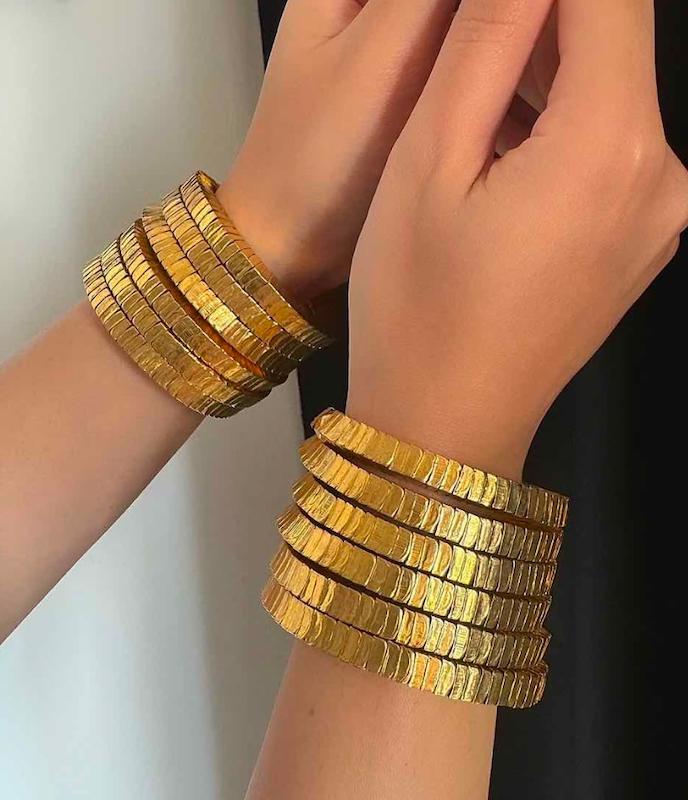 دستبند انعطاف پذیر برنجی