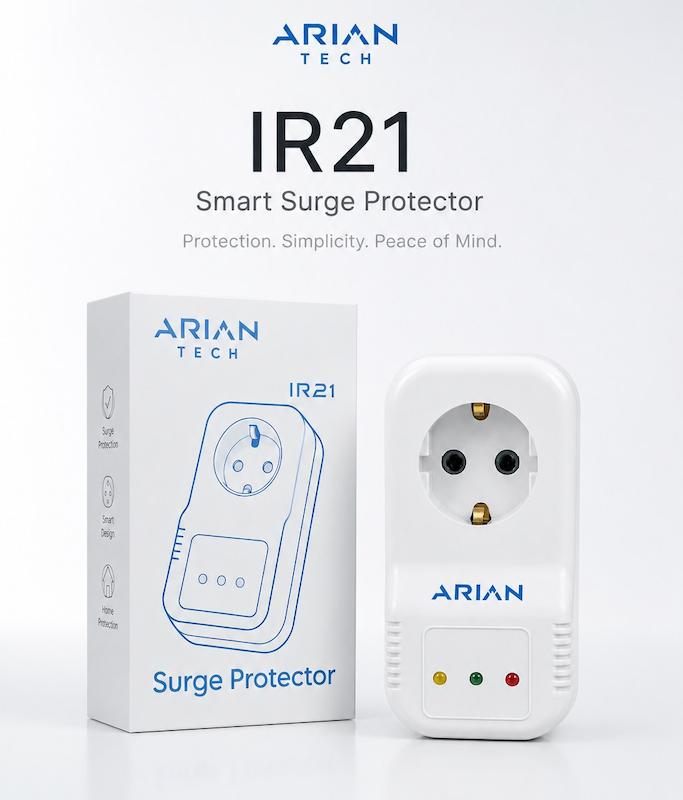 محافظ ولتاژ برق آریان مدل IR21
