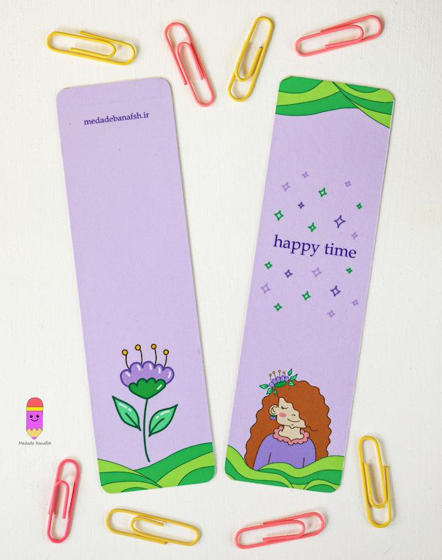 بوکمارک دختر بهار