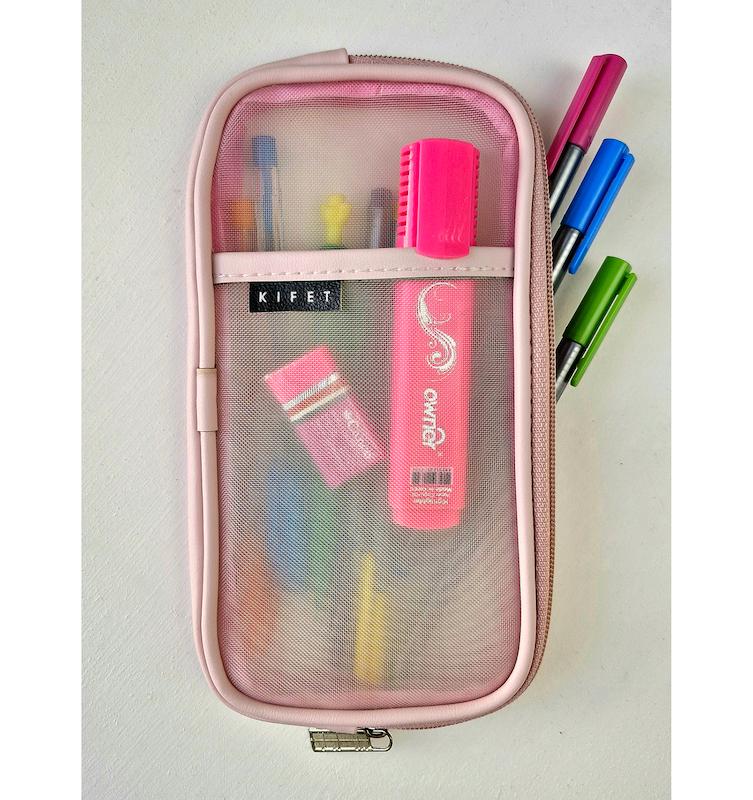 جامدادی توری صورتی