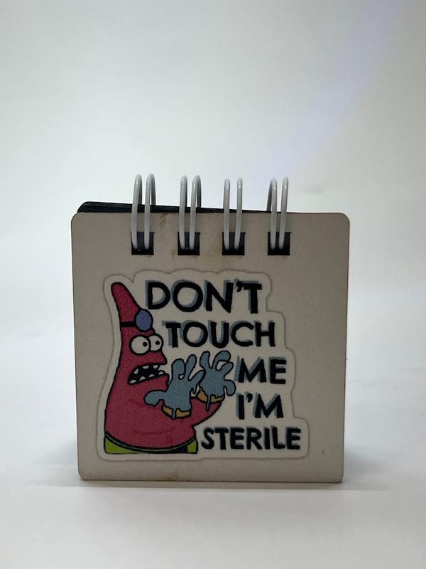 دفترچه فسقلی با طرح کادردرمانی