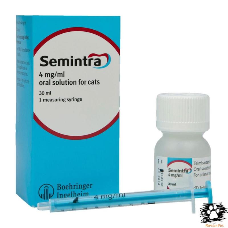 30 میلی شربت گربه سمینترا 4 میلی گرمی semintra