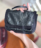  کیف دوشی با لبه های خز پارفویس اورجینال ایتالیا  PARFOIS SHOULDER BAG WITH FAUX FUR EDGES