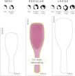 برس موی د آلتیمیت دیتنگلر تنگل تیزر   Tangle Teezer THE ULTIMATE DETANGLER - Hair brush - hyper yellow and rosebud