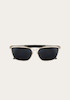 عینک آفتابی فریم مربعی فلزی طلایی پرتی لیتل سینگز از انگلیس Pretty Little Things Gold Metal Frame Square Bar Sunglasses 