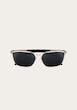 عینک آفتابی فریم مربعی فلزی طلایی پرتی لیتل سینگز از انگلیس Pretty Little Things Gold Metal Frame Square Bar Sunglasses 