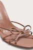 صندل پاشنه دار زنانه برند پرتی لیتل سینگ اورجینال انگلیس  PrettyLittleThing PU Round Toe Bow Detail Heel Sandals